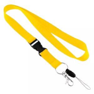 Lanyard personalizable amarillo