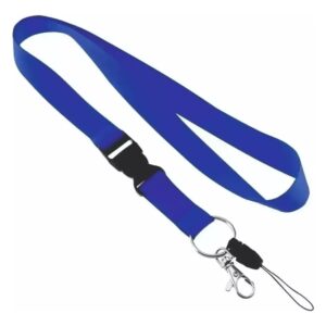 Lanyard personalizable azul