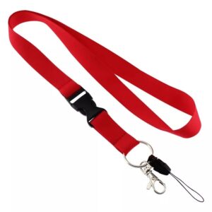 Lanyard personalizable rojo
