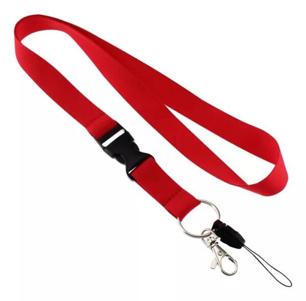 Lanyard personalizable rojo